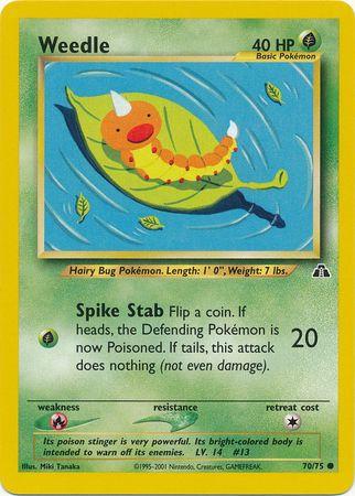 Image of Weedle (70/75) [Neo Discovery Unlimited]