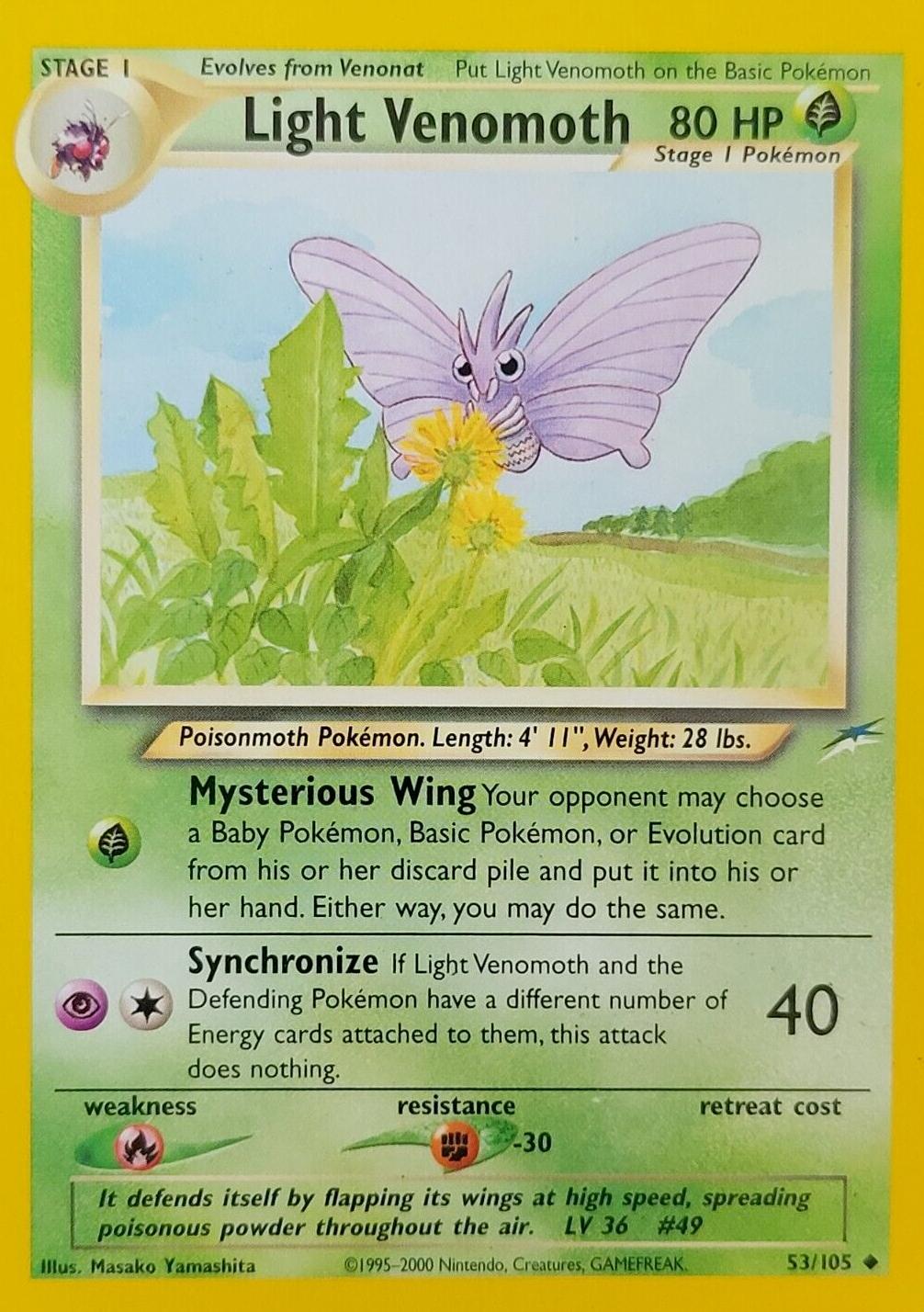 Image of Light Venomoth (53/105) [Neo Destiny Unlimited]