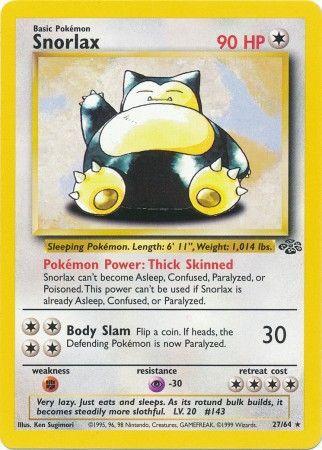 Image of Snorlax (27/64) [Jungle Unlimited]