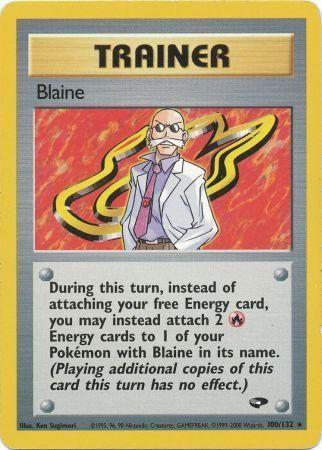 Image of Blaine (100/132) [Gym Challenge Unlimited]