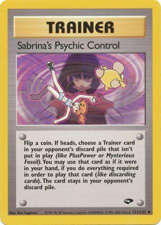 Image of Sabrina's Psychic Control (121/132) [Gym Challenge Unlimited]