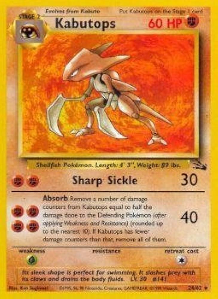 Image of Kabutops (24/62) [Fossil Unlimited]