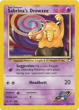 Image of Sabrina's Drowzee (92/132) [Gym Heroes Unlimited]