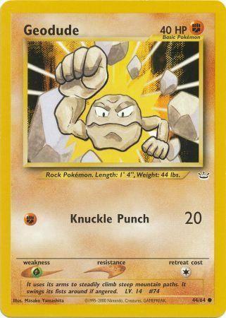 Image of Geodude (44/64) [Neo Revelation Unlimited]