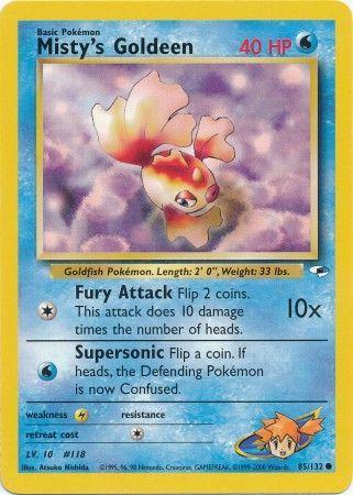 Image of Misty's Goldeen (85/132) [Gym Heroes Unlimited]