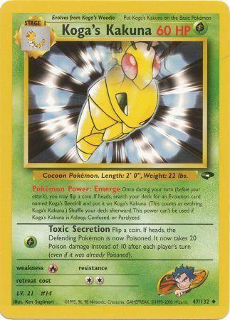 Image of Koga's Kakuna (47/132) [Gym Challenge Unlimited]