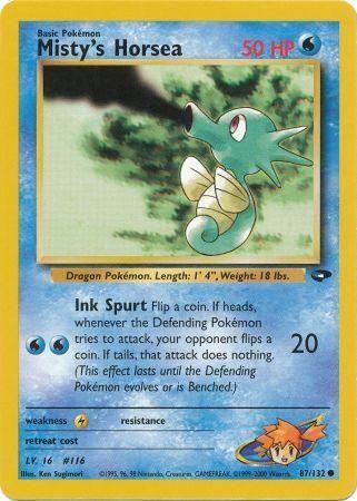 Image of Misty's Horsea (87/132) [Gym Challenge Unlimited]