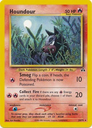 Image of Houndour (24/75) [Neo Discovery Unlimited]