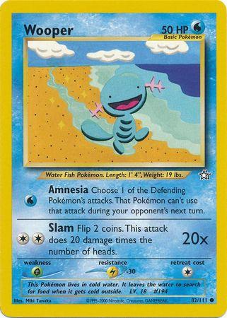 Image of Wooper (82/111) [Neo Genesis Unlimited]