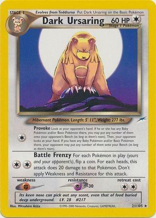 Image of Dark Ursaring (21/105) [Neo Destiny Unlimited]