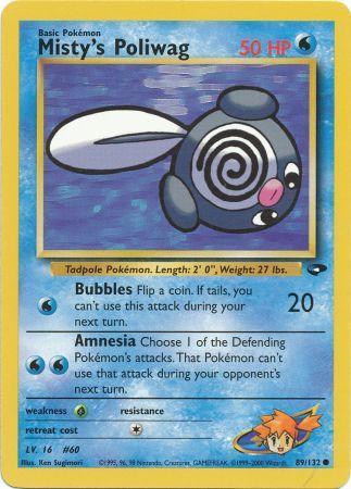 Image of Misty's Poliwag (89/132) [Gym Challenge Unlimited]