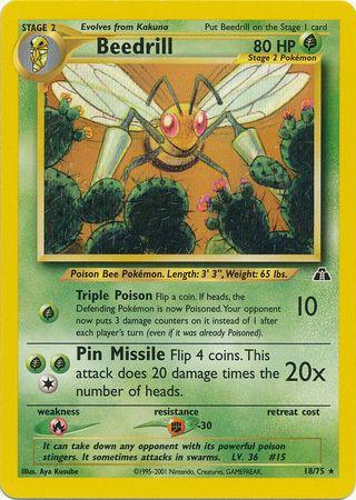 Image of Beedrill (18/75) [Neo Discovery Unlimited]