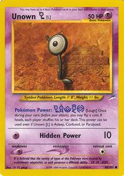 Image of Unown [L] (86/105) [Neo Destiny Unlimited]