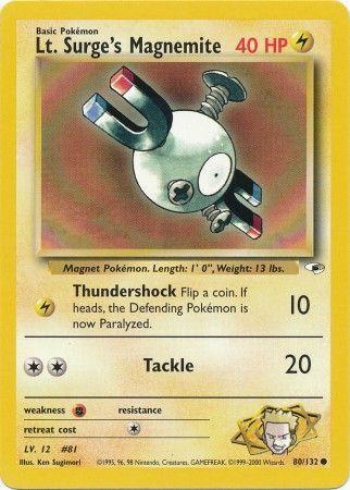 Image of Lt. Surge's Magnemite (80/132) [Gym Heroes Unlimited]