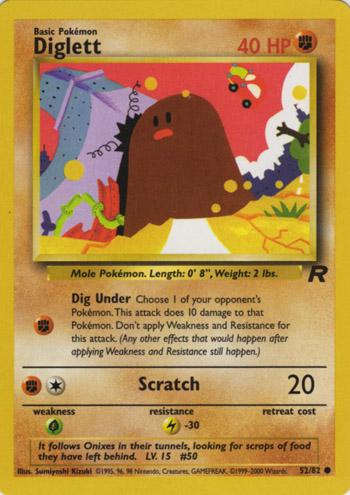 Image of Diglett (52/82) [Team Rocket Unlimited]