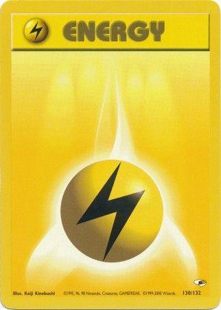 Image of Lightning Energy (130/132) [Gym Heroes Unlimited]