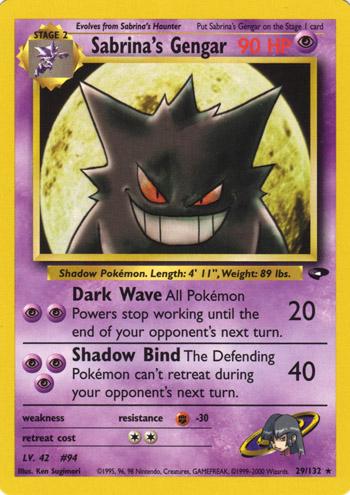 Image of Sabrina's Gengar (29/132) [Gym Challenge Unlimited]