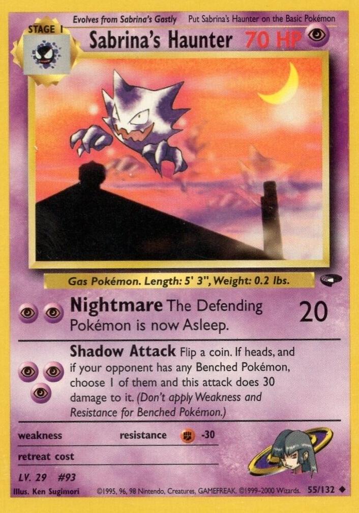 Image of Sabrina's Haunter (55/132) [Gym Challenge Unlimited]