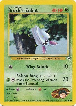 Image of Brock's Zubat (74/132) [Gym Heroes Unlimited]