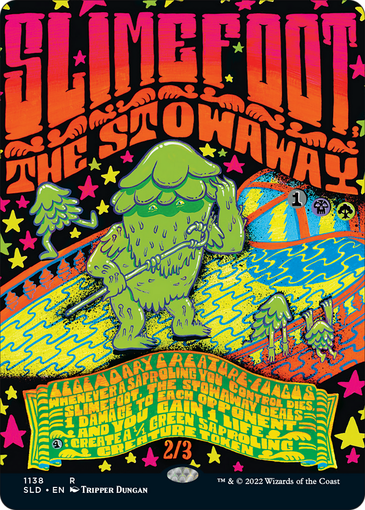 Image of Slimefoot, the Stowaway (Borderless) [Secret Lair Drop Series]