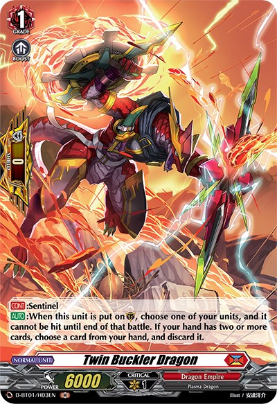 Image of Twin Buckler Dragon (D-BT01/H03EN) [Genesis of the Five Greats]