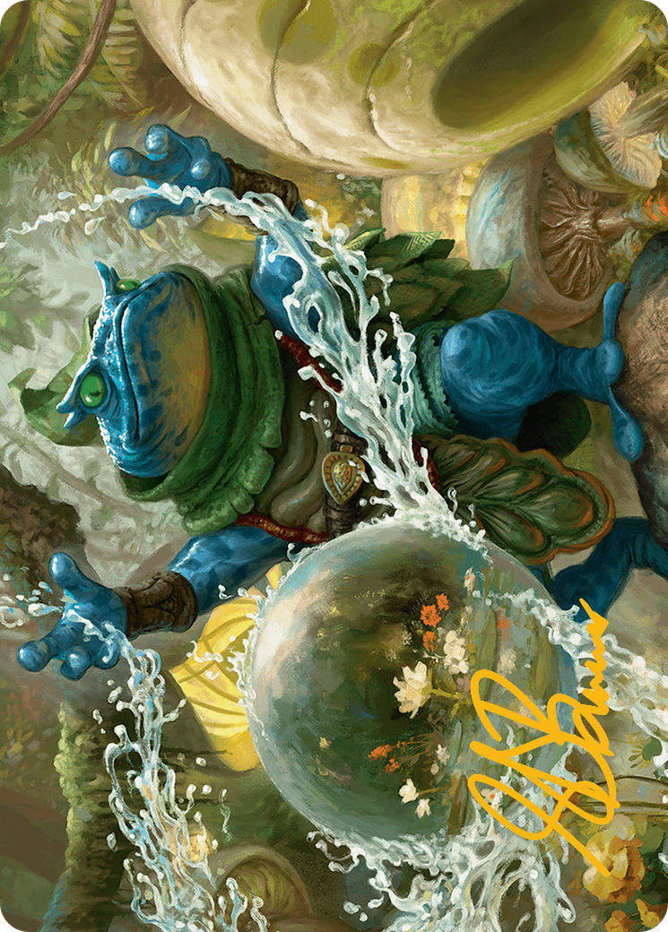 Image of Pond Prophet Art Card (Gold-Stamped Signature) [Bloomburrow Art Series]