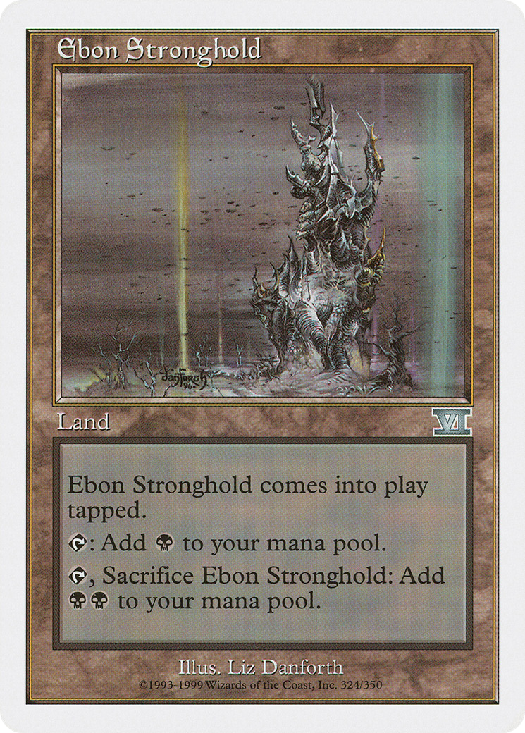 Image of Ebon Stronghold [Classic Sixth Edition]