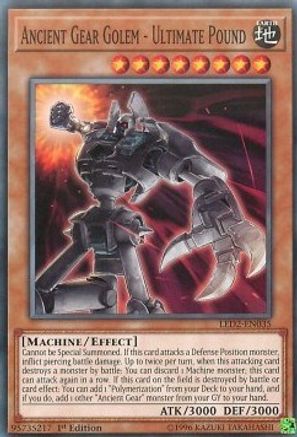 Image of Ancient Gear Golem - Ultimate Pound [LED2-EN035] Common