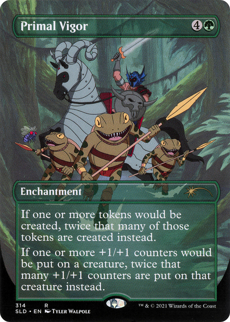 Image of Primal Vigor (Borderless) [Secret Lair Drop Series]