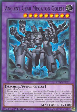 Image of Ancient Gear Megaton Golem [LED2-EN031] Super Rare