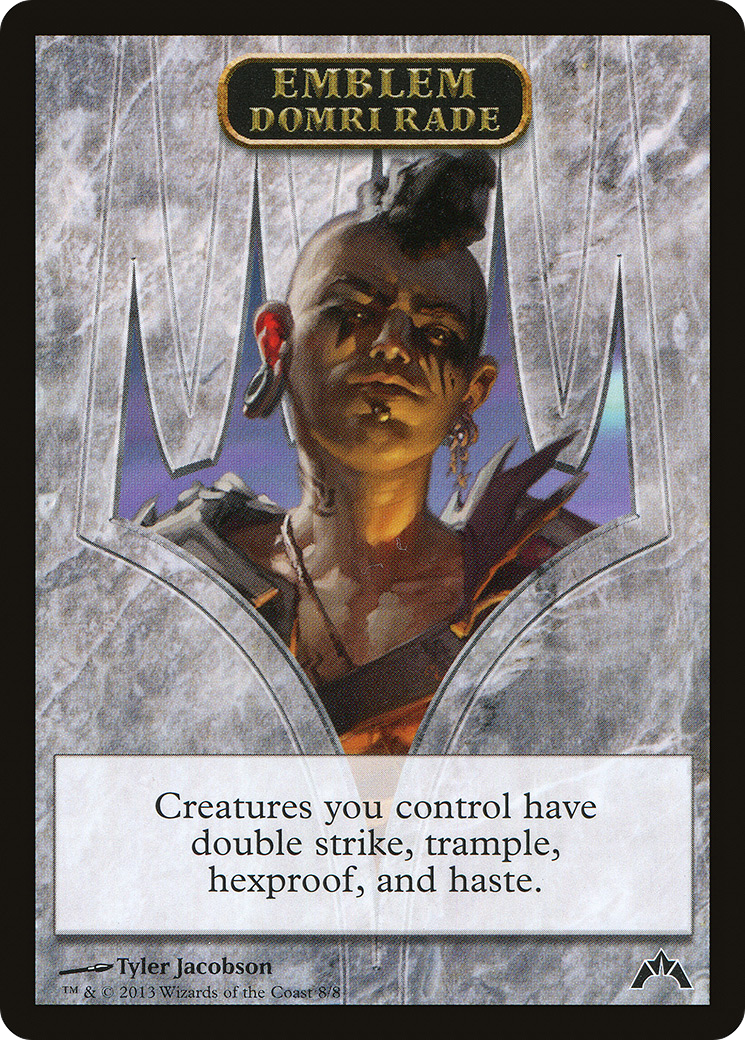 Image of Domri Rade Emblem [Gatecrash Tokens]