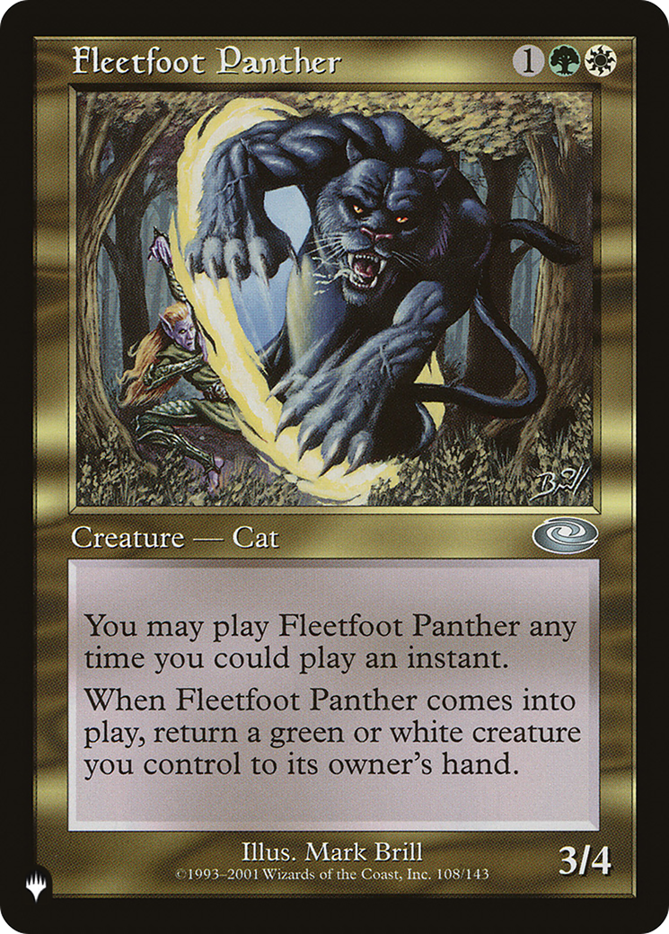 Image of Fleetfoot Panther [The List]