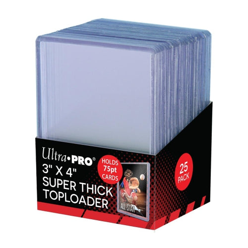 Ultra Pro Super Thick Toploader 75pt - 25 Pack