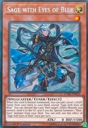 Image of Sage with Eyes of Blue [LCKC-EN015] Secret Rare