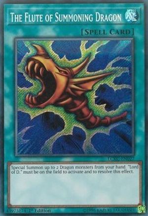 Image of The Flute of Summoning Dragon [LCKC-EN027] Secret Rare
