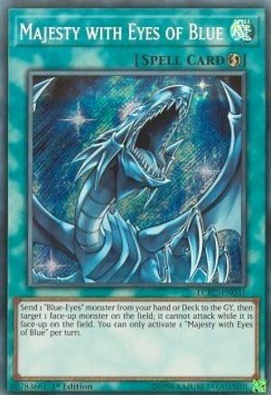 Image of Majesty with Eyes of Blue [LCKC-EN031] Secret Rare