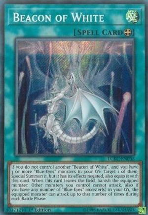 Image of Beacon of White [LCKC-EN035] Secret Rare