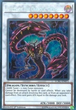 Image of Beelze of the Diabolic Dragons [LCKC-EN071] Secret Rare