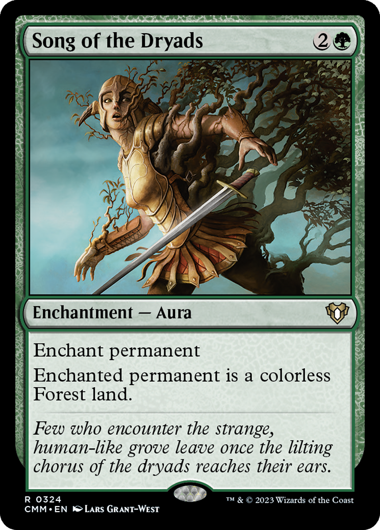 Image of Song of the Dryads [Commander Masters]