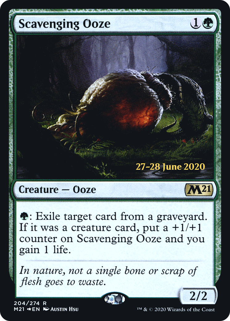 Image of Scavenging Ooze [Core Set 2021 Prerelease Promos]