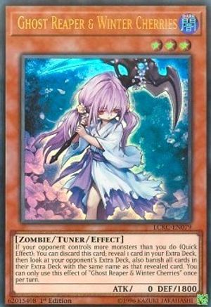 Image of Ghost Reaper & Winter Cherries [LCKC-EN079] Ultra Rare