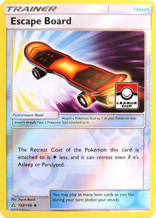 Image of Escape Board (122/156) (League Promo) [Sun & Moon: Ultra Prism]