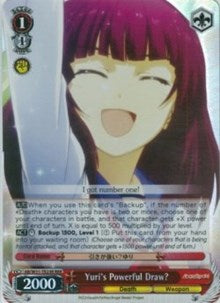 Image of Yuri's Powerful Draw? (AB/W31-TE23R RRR) [Angel Beats! Re:Edit]