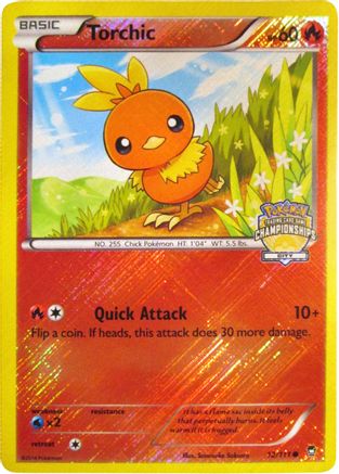 Image of Torchic (12/111) (City Championship Promo) [XY: Furious Fists]