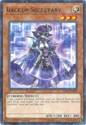Image of Backup Secretary [SP18-EN002] Starfoil Rare