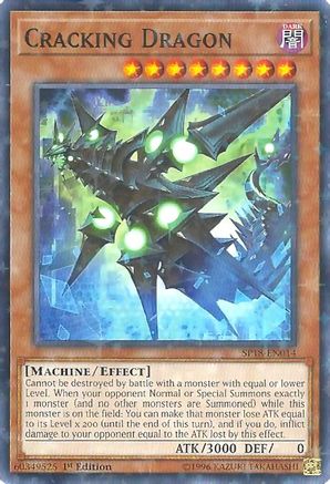 Image of Cracking Dragon [SP18-EN014] Starfoil Rare