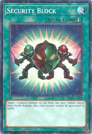 Image of Security Block [SP18-EN038] Starfoil Rare