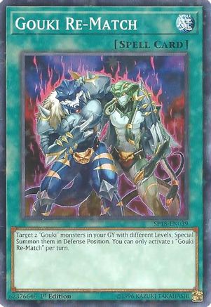 Image of Gouki Re-Match [SP18-EN039] Starfoil Rare