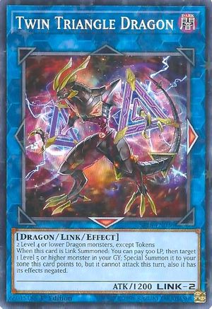 Image of Twin Triangle Dragon [SP18-EN036] Starfoil Rare