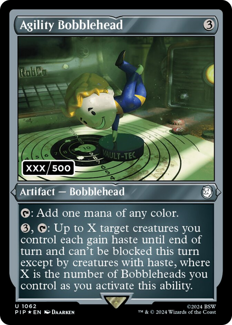 Image of Agility Bobblehead (Serial Numbered) [Fallout]